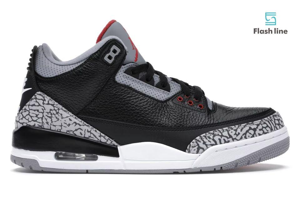 Jordan 3 Retro Black Cement (2018) - Flash Line Store