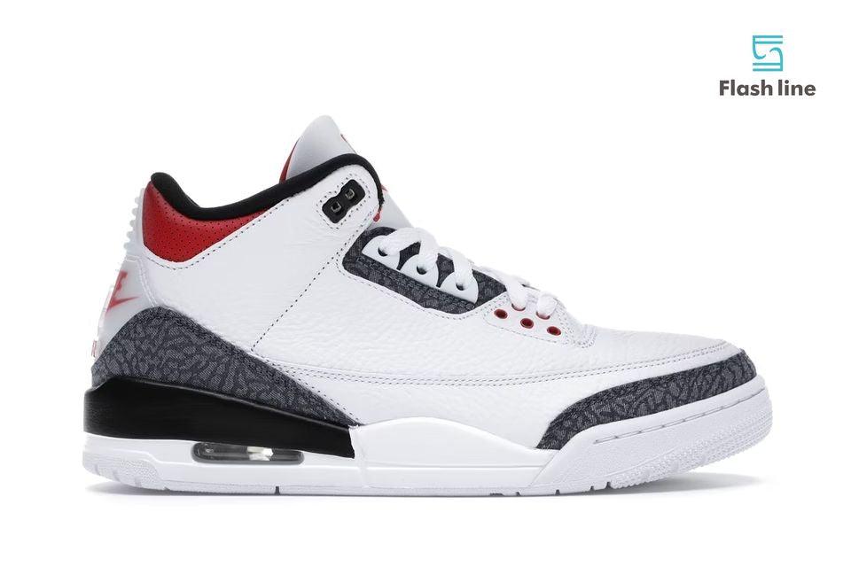 Jordan 3 Retro SE Fire Red Denim (2020) - Flash Line Store