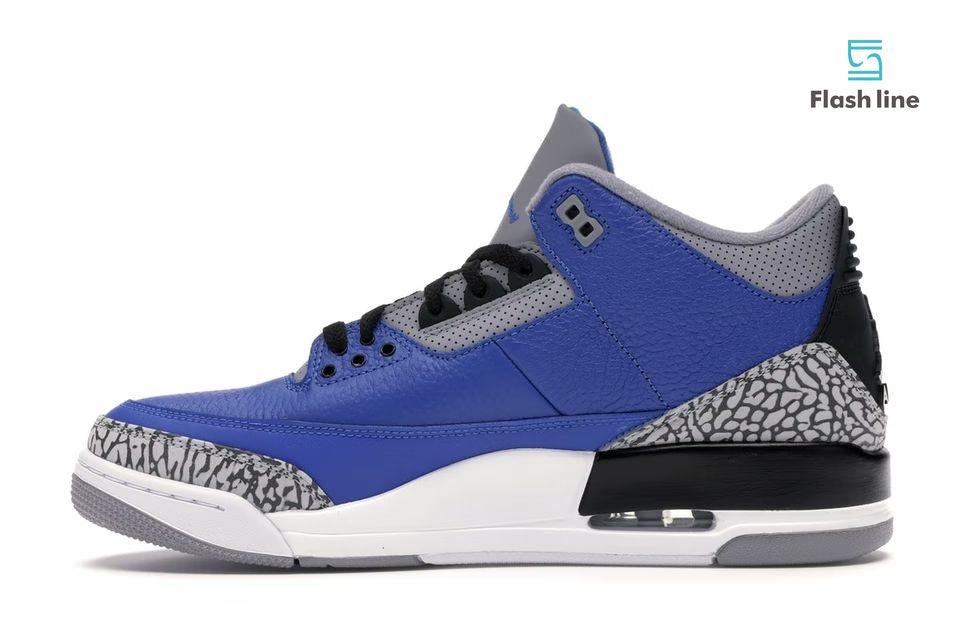 Jordan 3 Retro Varsity Royal Cement - Flash Line Store