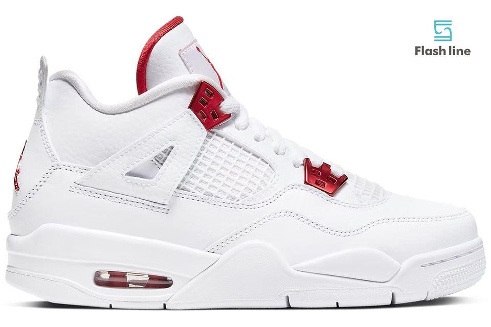 Jordan 4 Retro Metallic Red (Grade School) - Flash Line Store