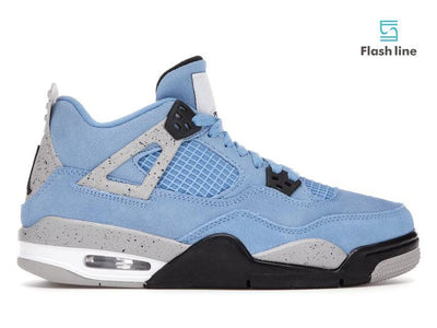 Jordan 4 Retro University Blue (Grade School) - Flash Line Store
