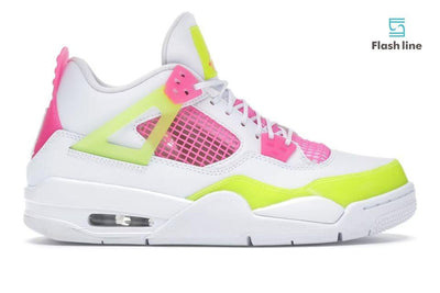 Jordan 4 Retro White Lemon Pink (Grade School) - Flash Line Store