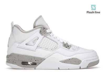 Jordan 4 Retro White Oreo (2021) (Grade School) - Flash Line Store