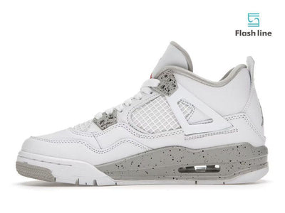 Jordan 4 Retro White Oreo (2021) (Grade School) - Flash Line Store