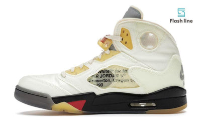 Jordan 5 Retro OFF-WHITE Sail - Flash Line Store