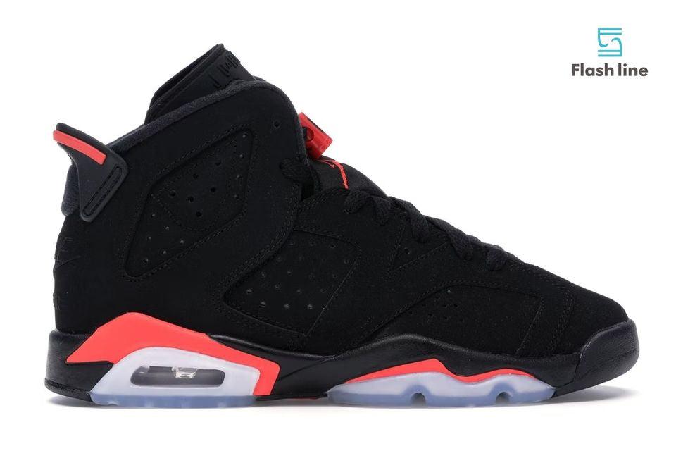 Jordan 6 Retro Black Infrared (2019) (Grade School) - Flash Line Store