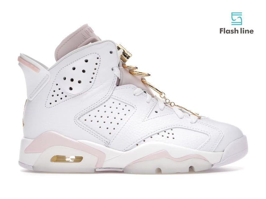 Jordan 6 Retro Gold Hoops (Women's) - Flash Line Store