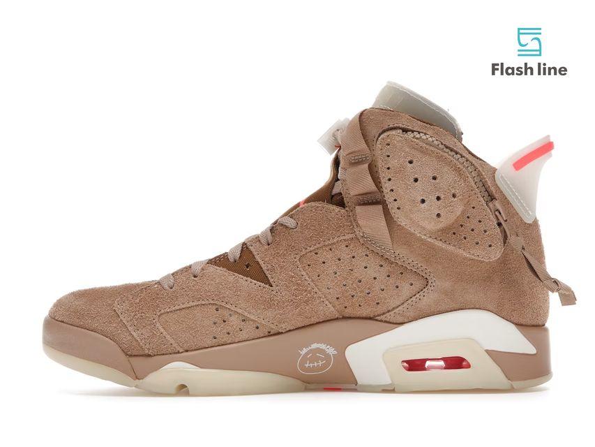 Jordan 6 Retro Travis Scott British Khaki - Flash Line Store