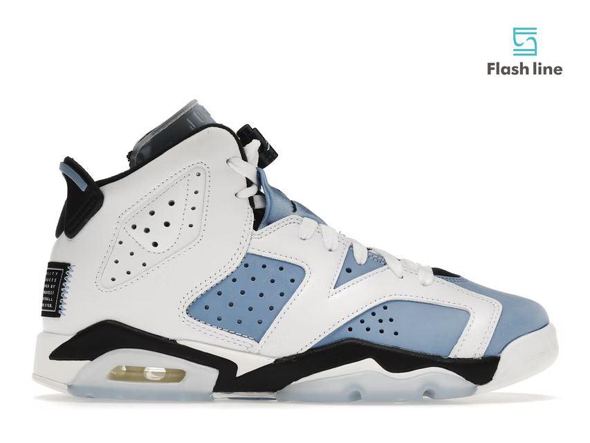 Jordan 6 Retro UNC White (Grade School) - Flash Line Store