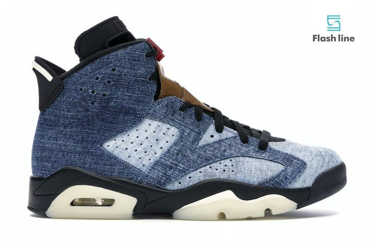 Jordan 6 Retro Washed Denim - Flash Line Store