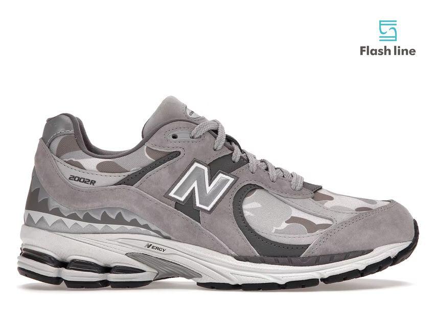 New Balance 2002R BAPE Grey - Flash Line Store