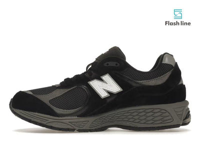 New Balance 2002R Black Dark Grey White - Flash Line Store