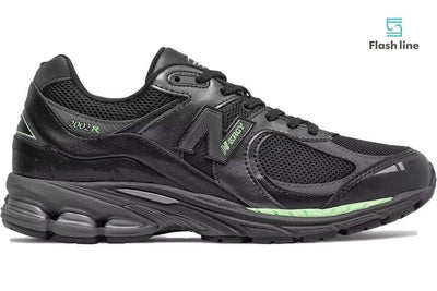 New Balance 2002R Black Silver Green - Flash Line Store