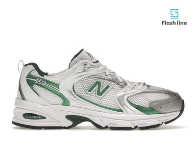 New Balance 530 White Nightwatch Green