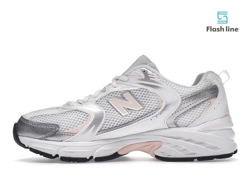 New Balance 530 White Silver Pink - Flash Line Store