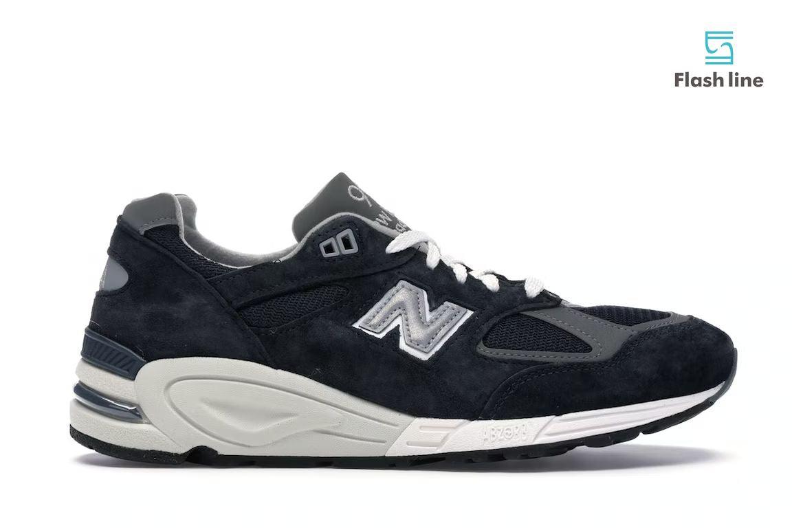 New Balance 990v2 Kith Navy - Flash Line Store