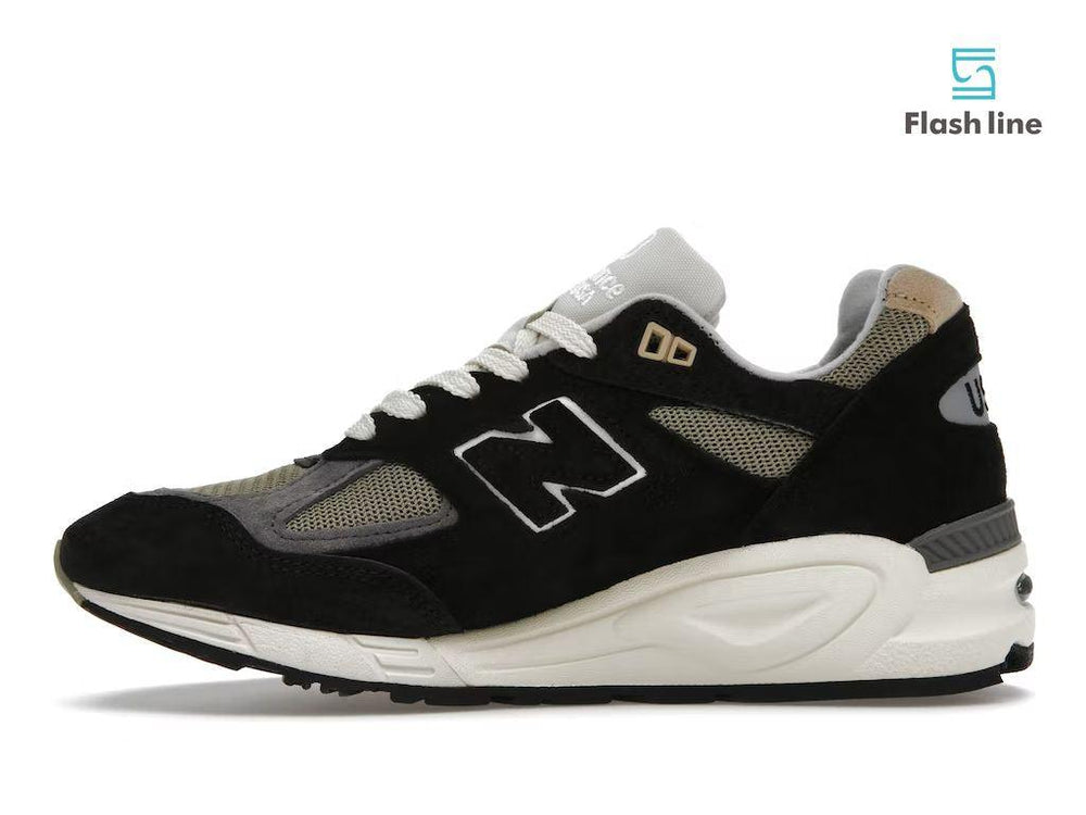 New Balance 990v2 Teddy Santis Black True Camo - Flash Line Store