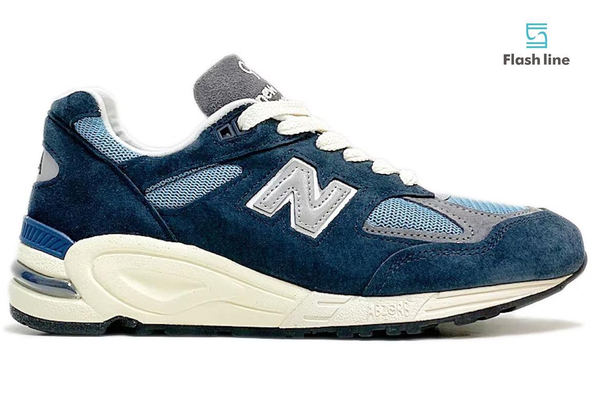 New Balance 990v2 Teddy Santis Navy Castlerock - Flash Line Store