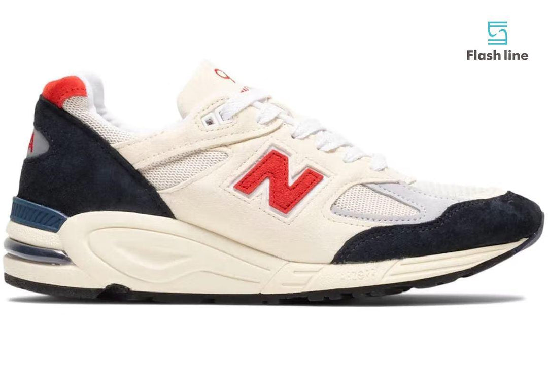 New Balance 990v2 Teddy Santis Navy Sea Salt - Flash Line Store