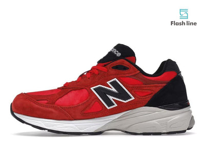 New Balance 990v3 Red Suede - Flash Line Store