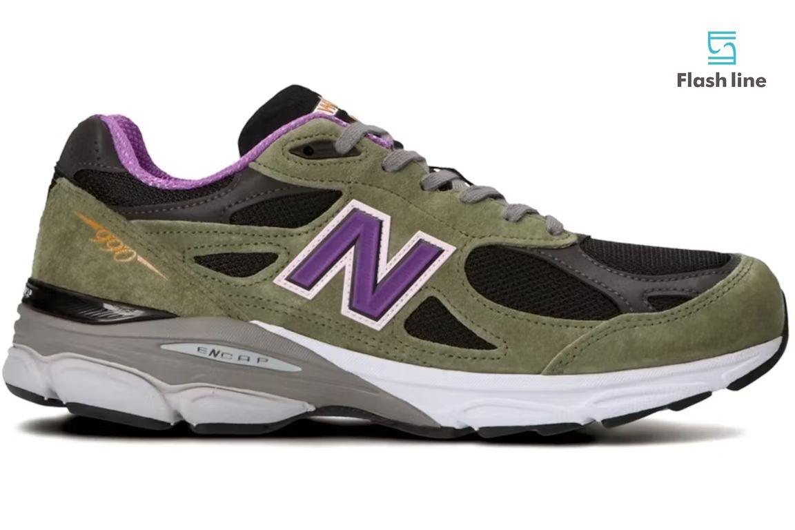 New Balance 990v3 Teddy Santis Green Purple - Flash Line Store