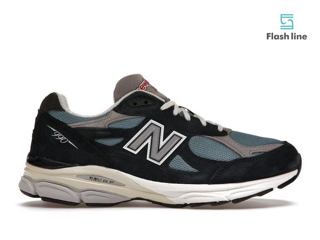 New Balance 990v3 Teddy Santis Navy Castlerock - Flash Line Store