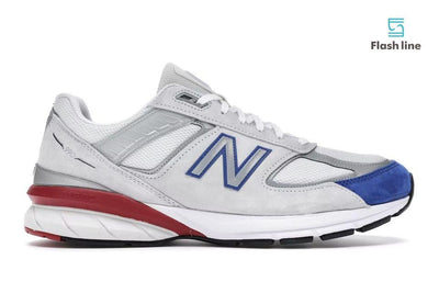 New Balance 990v5 Grey Royal Red - Flash Line Store