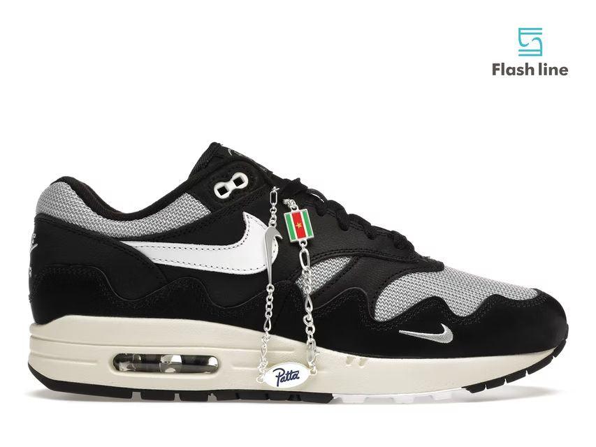 Nike Air Max 1 Patta Waves Black (with Bracelet) - Flash Line Store