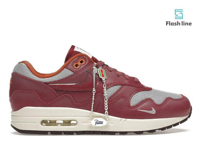 Nike Air Max 1 Patta Waves Rush Maroon (with Bracelet) - Flash Line Store