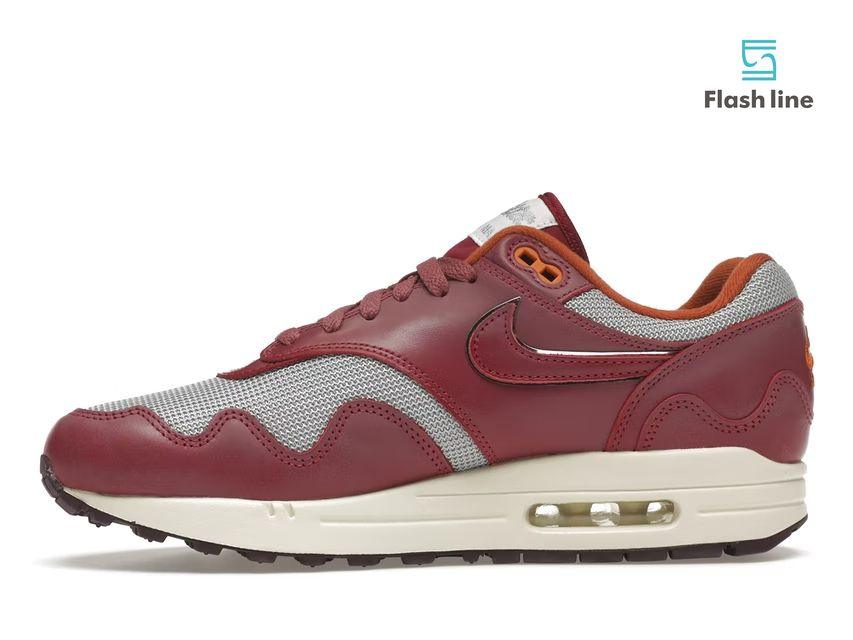 Nike Air Max 1 Patta Waves Rush Maroon (with Bracelet) - Flash Line Store