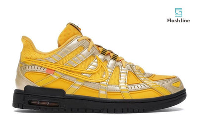Nike Air Rubber Dunk Off-White University Gold - Flash Line Store