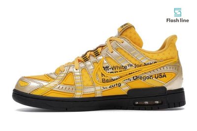 Nike Air Rubber Dunk Off-White University Gold - Flash Line Store