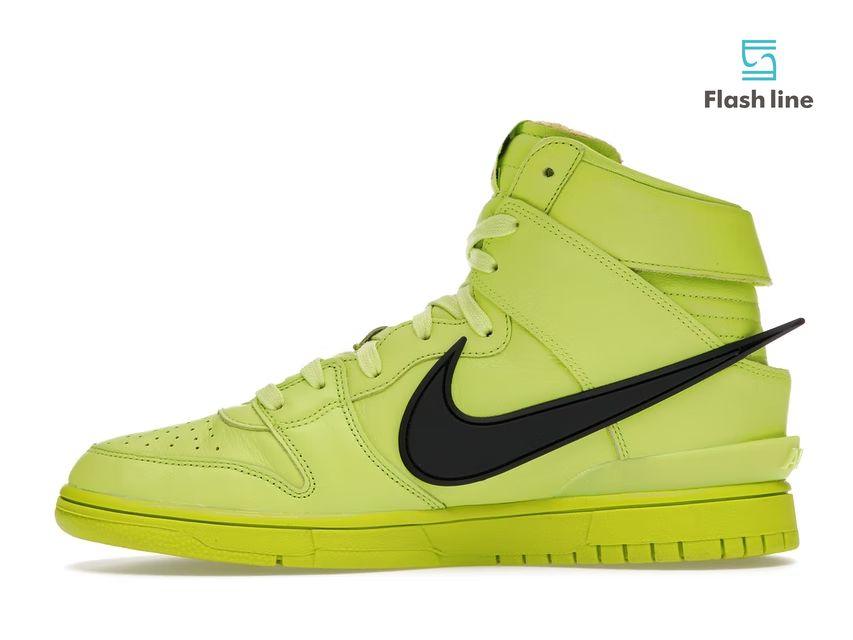 Nike Dunk HighAMBUSH Flash Lime