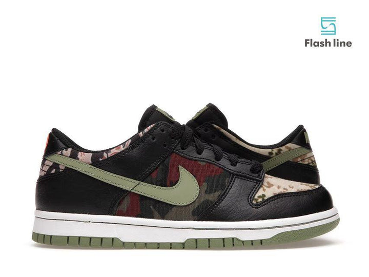 Nike Dunk Low Crazy Camo (Grade School) - Flash Line Store