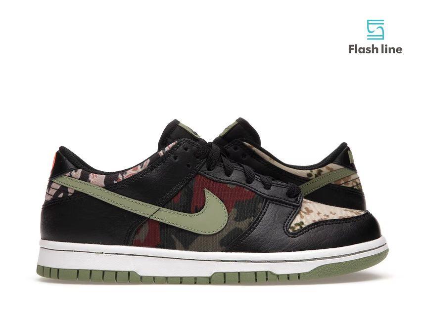 Nike Dunk Low Crazy Camo (Grade School) - Flash Line Store