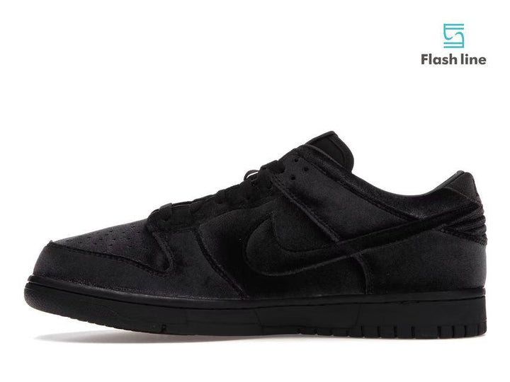 Nike Dunk Low Dover Street Market Triple Black Velvet - Flash Line Store
