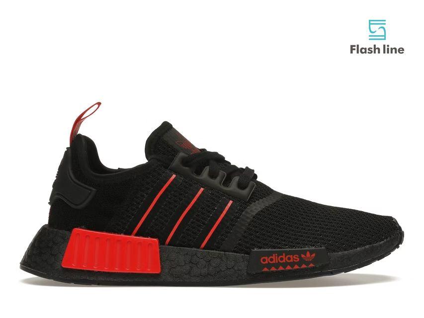 adidas NMD R1 Core Black Red - Flash Line Store