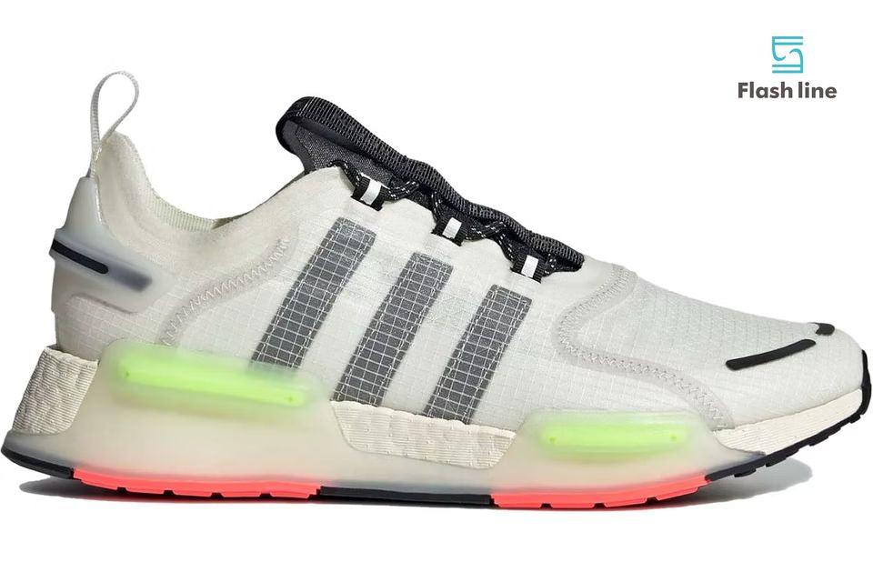 adidas NMD V3 Crystal White Signal Green Solar Pink - Flash Line Store