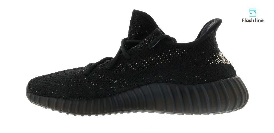 adidas Yeezy Boost 350 V2 Core Black White - Flash Line Store